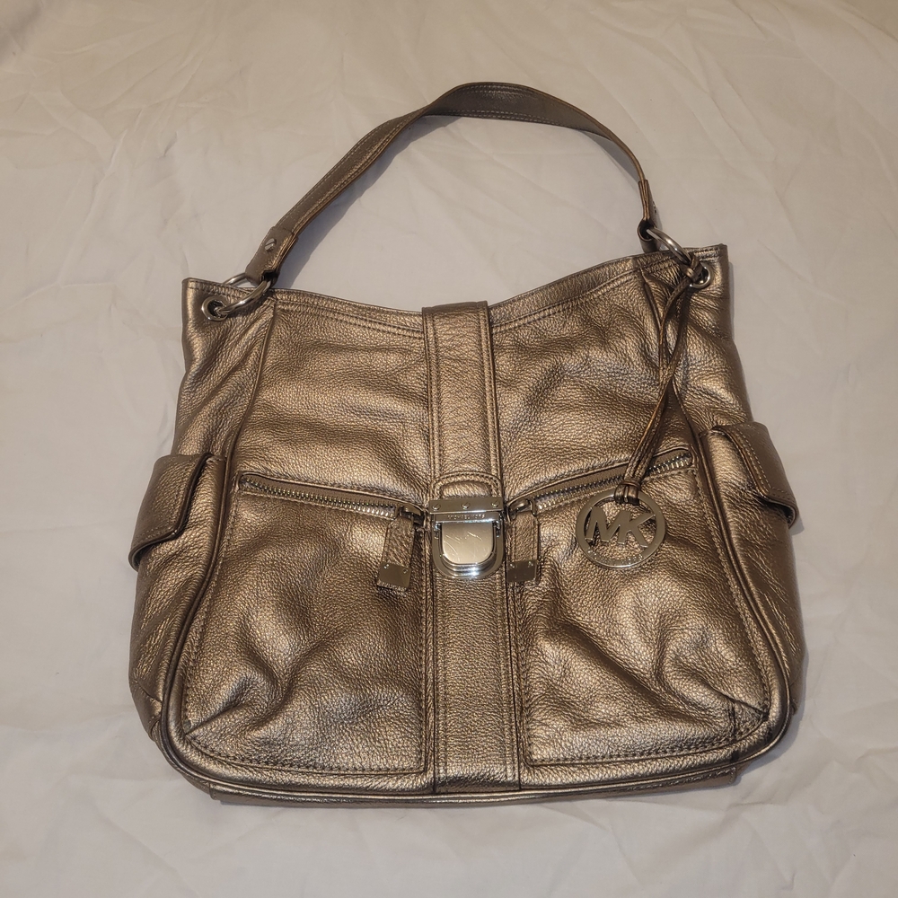 Michael Kors Metallic Gold Shoulder Bag